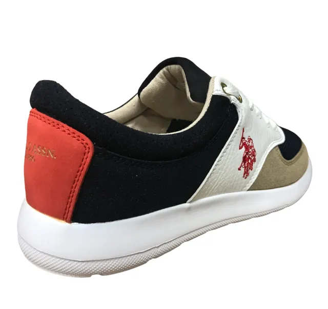 US Polo Assn. scarpa sneakers da uomo Tiziano FAREL4061S8 sabbia blu